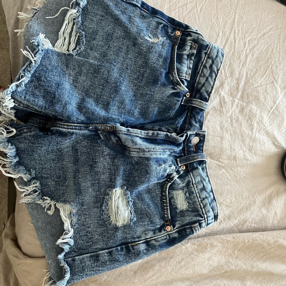Short distressed jean shorts from Target!